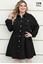 Picture of PLUS SIZE TEXTURED BUTTON UP SHIRT  DRESS